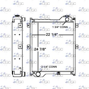 Case Radiator 103RA044