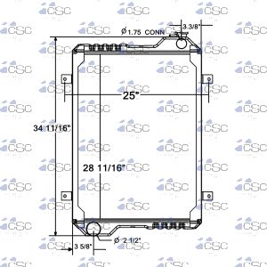 Case Radiator 103RA103