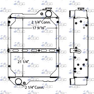 Case Radiator 103RA138