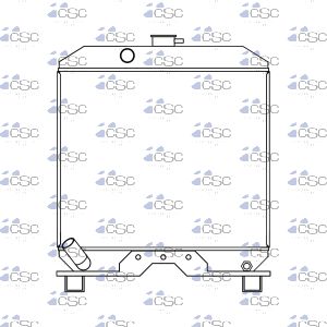 Kubota Radiator 119RA001 