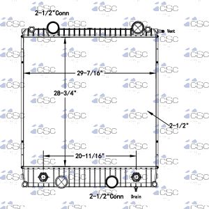 Blue Bird Radiator 201RA183