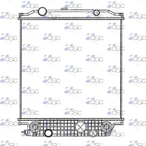 Blue Bird Bus Radiator 201RA018