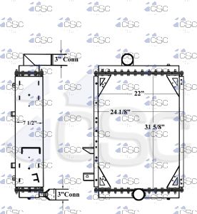 Gillig Radiator 206RA042