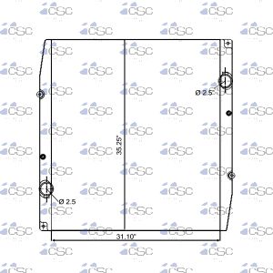 Gillig Radiator 206RA107