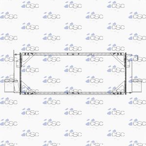 Nova Bus Radiator 210RA649