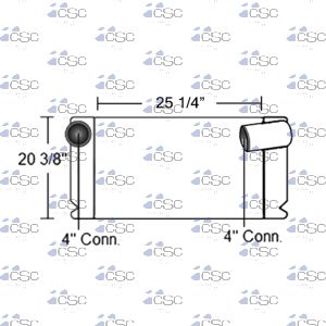 MCI Nova Charge Air Cooler 211CA198C