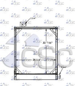 MCI Radiator 211RA030