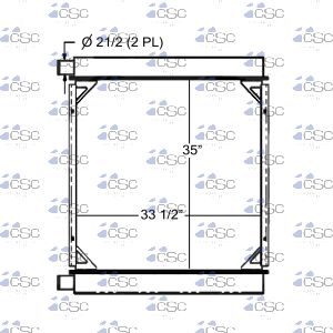 MCI Radiator 211RA036