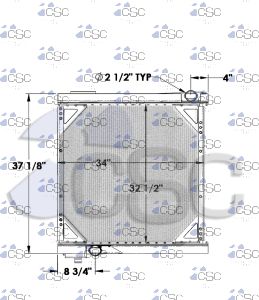 MCI Radiator 211RA044
