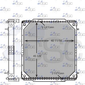 Prevost Radiator 213RA082