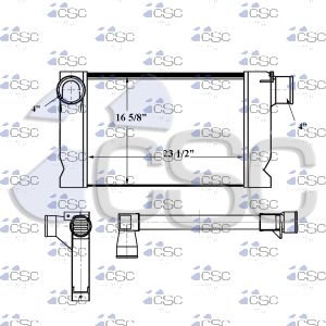 Orion Charge Air Cooler 214CA4173 