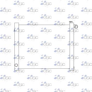 Winnebago Spartan Radiator 215RA001