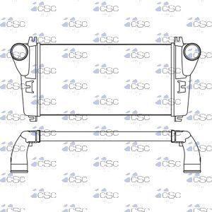 Freightliner Bluebird Charge Air Cooler 217CA0357