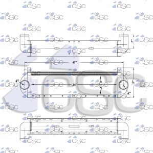 New Flyer Charge Air Cooler 218CA0049