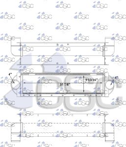 New Flyer Charge Air Cooler 218CA0070