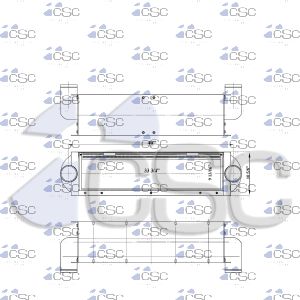 New Flyer Charge Air Cooler 218CA8611