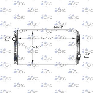 New Flyer Bus Radiator 218RA002