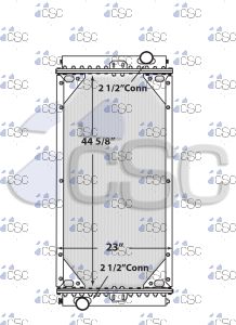New Flyer Radiator 218RA0244