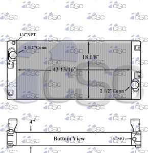 New Flyer Radiator 218RA076