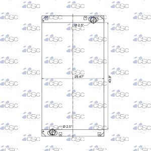 New Flyer Radiator 218RA116