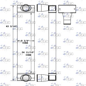 ElDorado Charge Air Cooler 237CA072