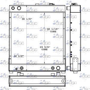 Caterpillar Radiator 315RA133