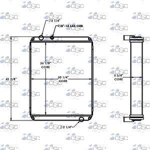 Caterpillar Radiator 315RA284