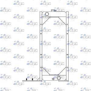 John Deere Radiator 343RA005