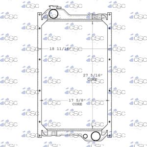 John Deere Radiator 343RA131
