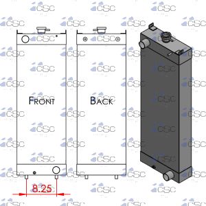 Kobelco Radiator 349RA002