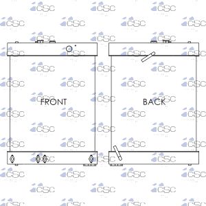 Komatsu Radiator 355RA001