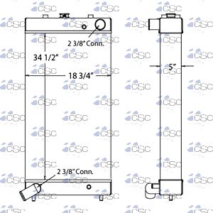 Komatsu Radiator 355RA264