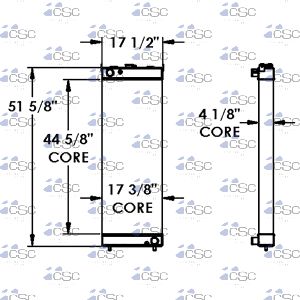 Komatsu Radiator 355RA436