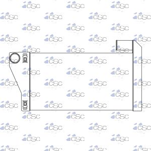 Terex Charge Air Cooler 373CA001