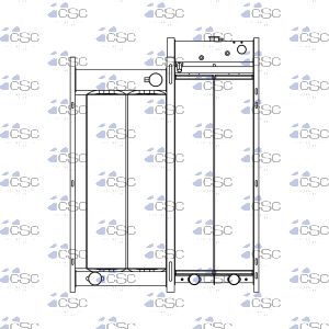 Caterpillar Modular Radiator 401MR002
