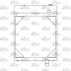 Caterpillar Radiator 401RA722M