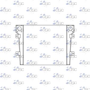 Cummins Onan Charge Air Cooler 403CA914