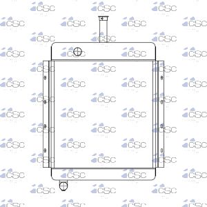 Cummins Onan Radiator 403RA203