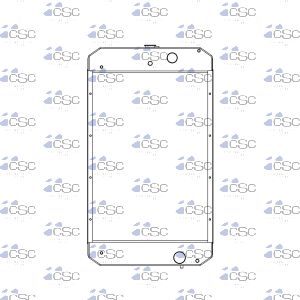 Cummins Onan Radiator 403RA209