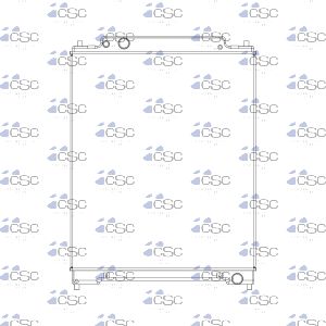 Cummins Onan Radiator 403RA218