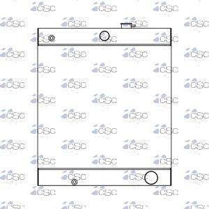 Cummins Onan Radiator 403RA221