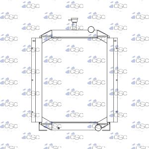 Cummins Onan Radiator 403RA232