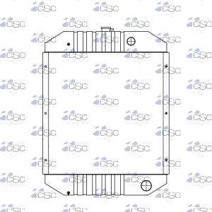 Cummins Onan Radiator 403RA301