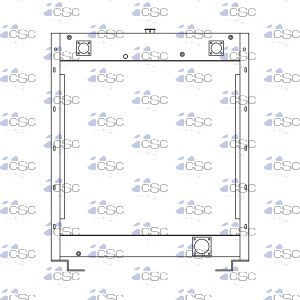 Cummins Onan Radiator 403RA405