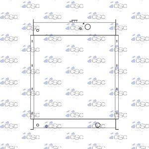 Cummins Onan Radiator 403RA411