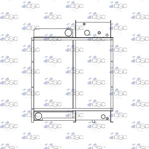 Cummins Onan Radiator & Aftercooler Assembly 403RA414AS