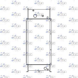 Cummins Onan Radiator 403RA414B