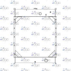 Cummins Onan Radiator 403RA416