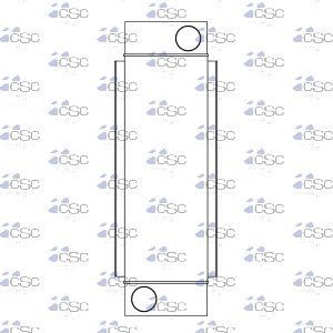 Cummins Onan Charge Air Cooler 403RA417A