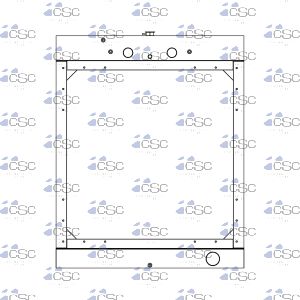 Cummins Onan Radiator 403RA420